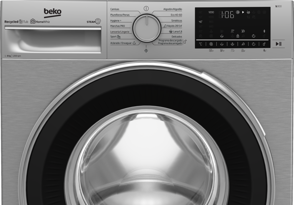Lavadora Beko ProSmart SteamCure 8 kg - Imagen 3