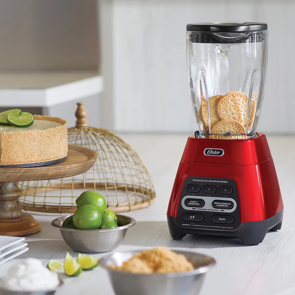 LICUADORA VASO VIDRIO AUTOREVERSIBLE 3 VELOCIDADES NEGRO OSTER BLSTPYG-1310-RGB - Imagen 13